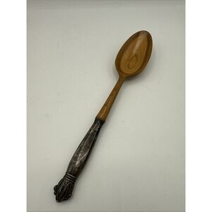 Web  Sterling Handle ANCESTRY SALAD SPOON  10 1/2"